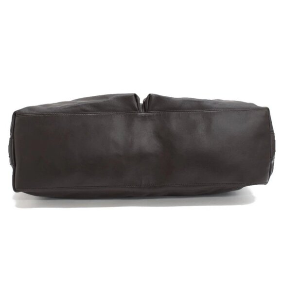 👜 Gucci Leather Weekender Messenger Bag XL Crossbody Travel Tote - Picture 7 of 13